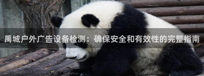 杏宇平台好吗：禹城户外广告设备检测：确保安全和有效性的完整指南