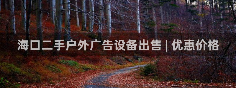 杏宇平台代理怎么赚钱：海口二手户外广告设备出售 | 优惠价格