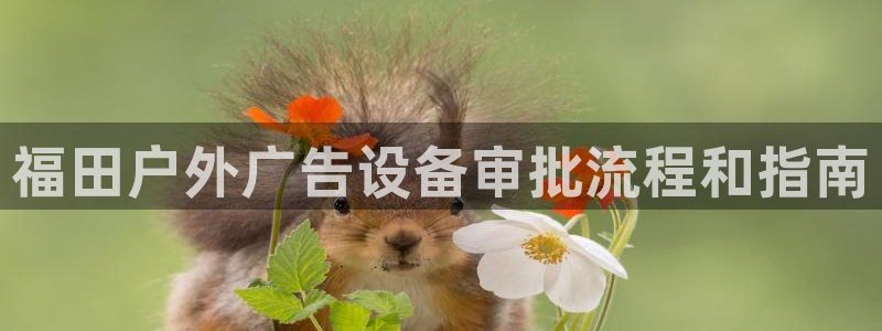 杏宇平台开户：福田户外广告设备审批流程和指南