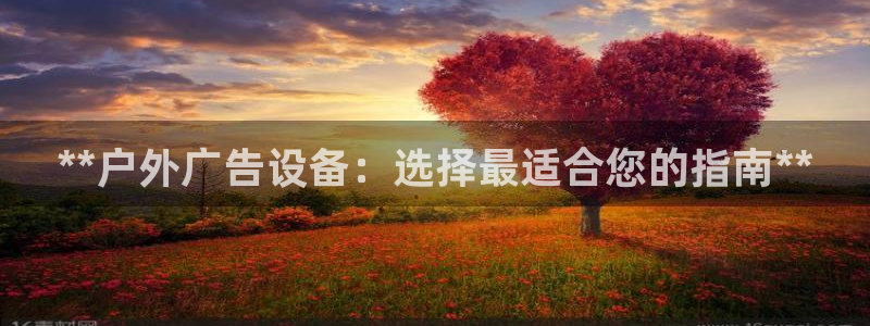 杏宇平台官网注册：**户外广告设备：选择最适合您的指南**
